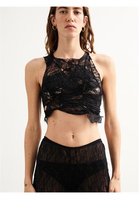 lace top donna nero OH CARLA | OC-T001PIZ01